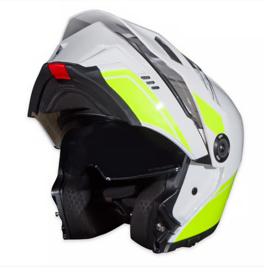 Journey Bandit Helmet - Yellow/White - Rips Unfiltered