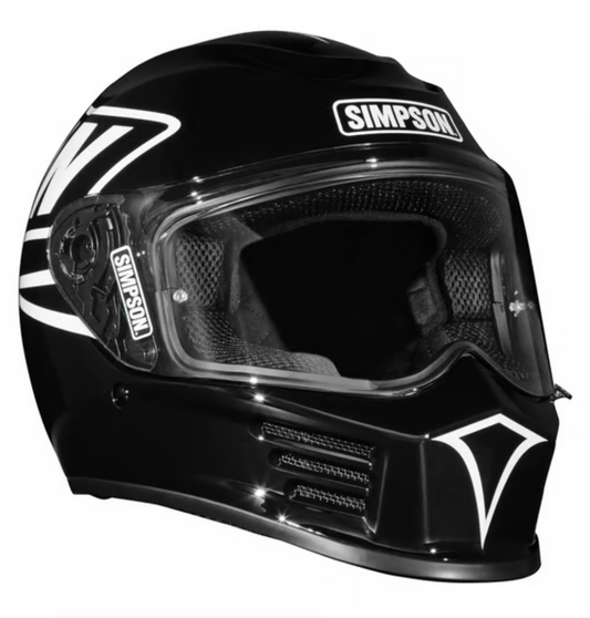 Speed Bandit Helmet - 12 O'Clock Black - Rips Unfiltered