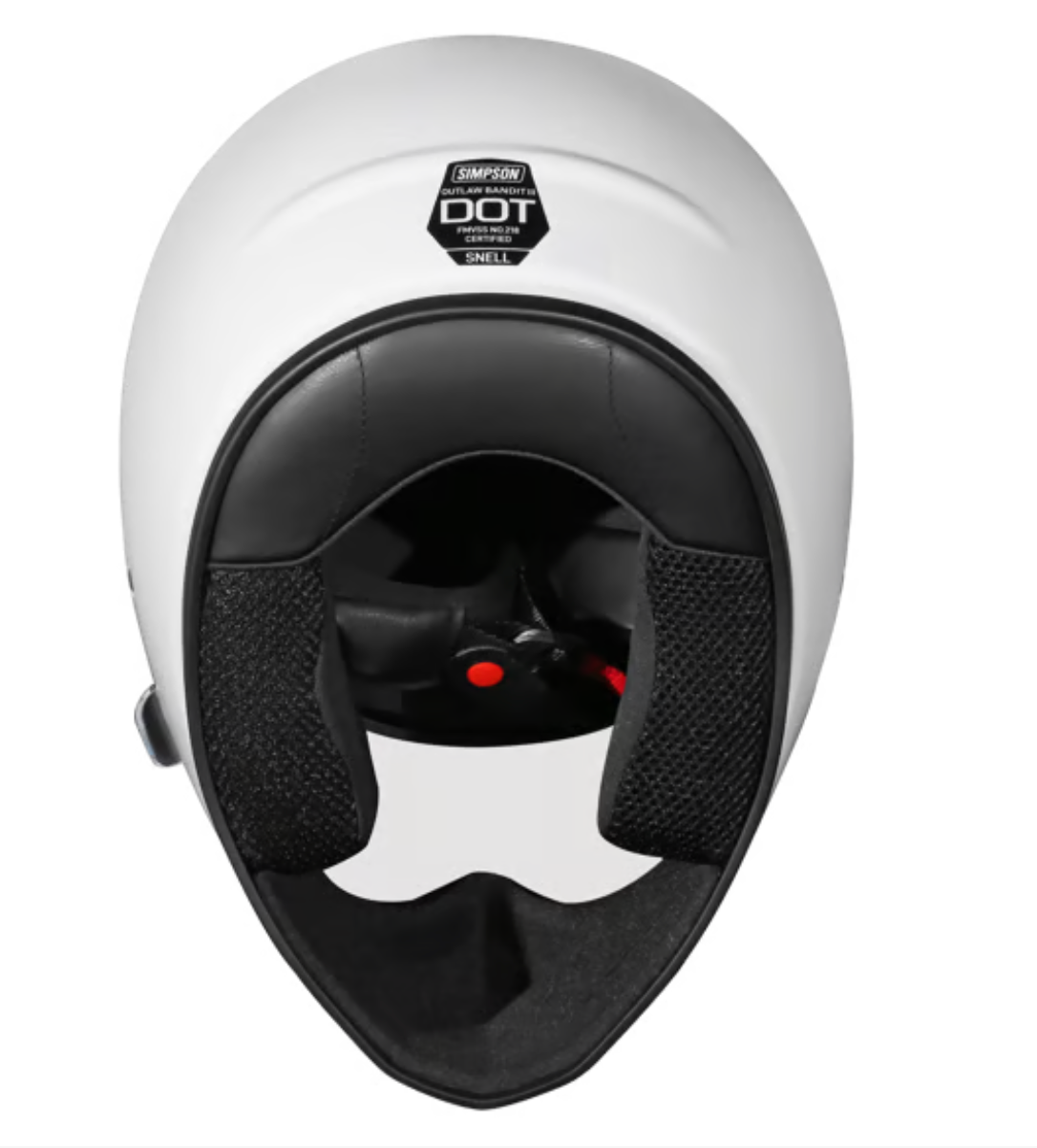 Outlaw Bandit 3.0 Helmet - White - Rips Unfiltered