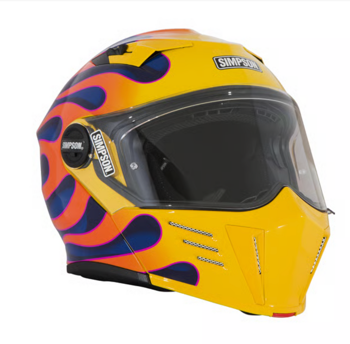 Mod Bandit Helmet - Wildfire Yellow - Rips Unfiltered
