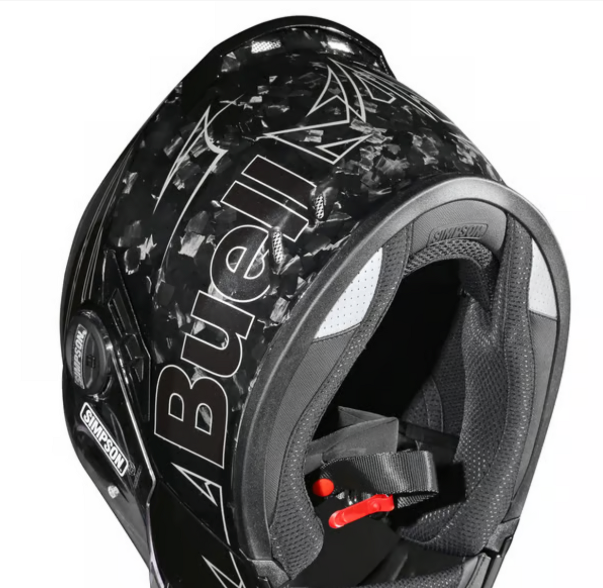 Mod Bandit Helmet - Buell Forged Carbon - Rips Unfiltered