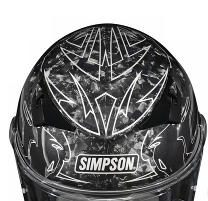 Mod Bandit Helmet - Buell Forged Carbon - Rips Unfiltered