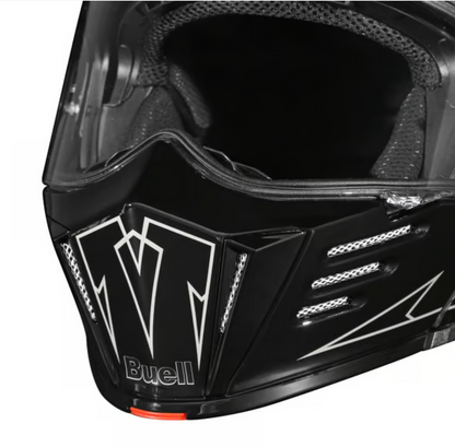 Mod Bandit Helmet - Buell Forged Carbon - Rips Unfiltered