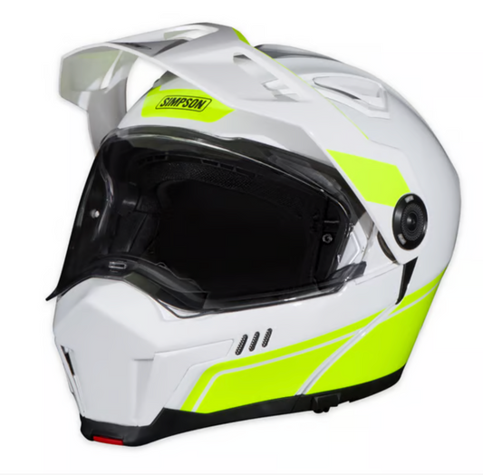 Journey Bandit Helmet - Yellow/White - Rips Unfiltered