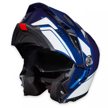 Journey Bandit Helmet - Blue/White - Rips Unfiltered