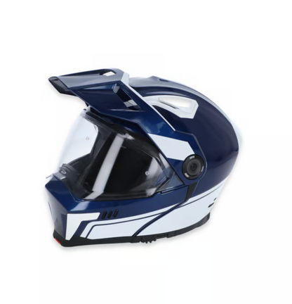 Journey Bandit Helmet - Blue/White - Rips Unfiltered