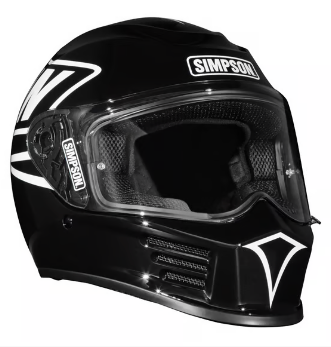 Speed Bandit Helmet - 12 O'Clock Black - Rips Unfiltered
