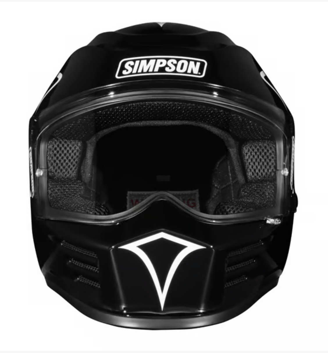 Speed Bandit Helmet - 12 O'Clock Black - Rips Unfiltered