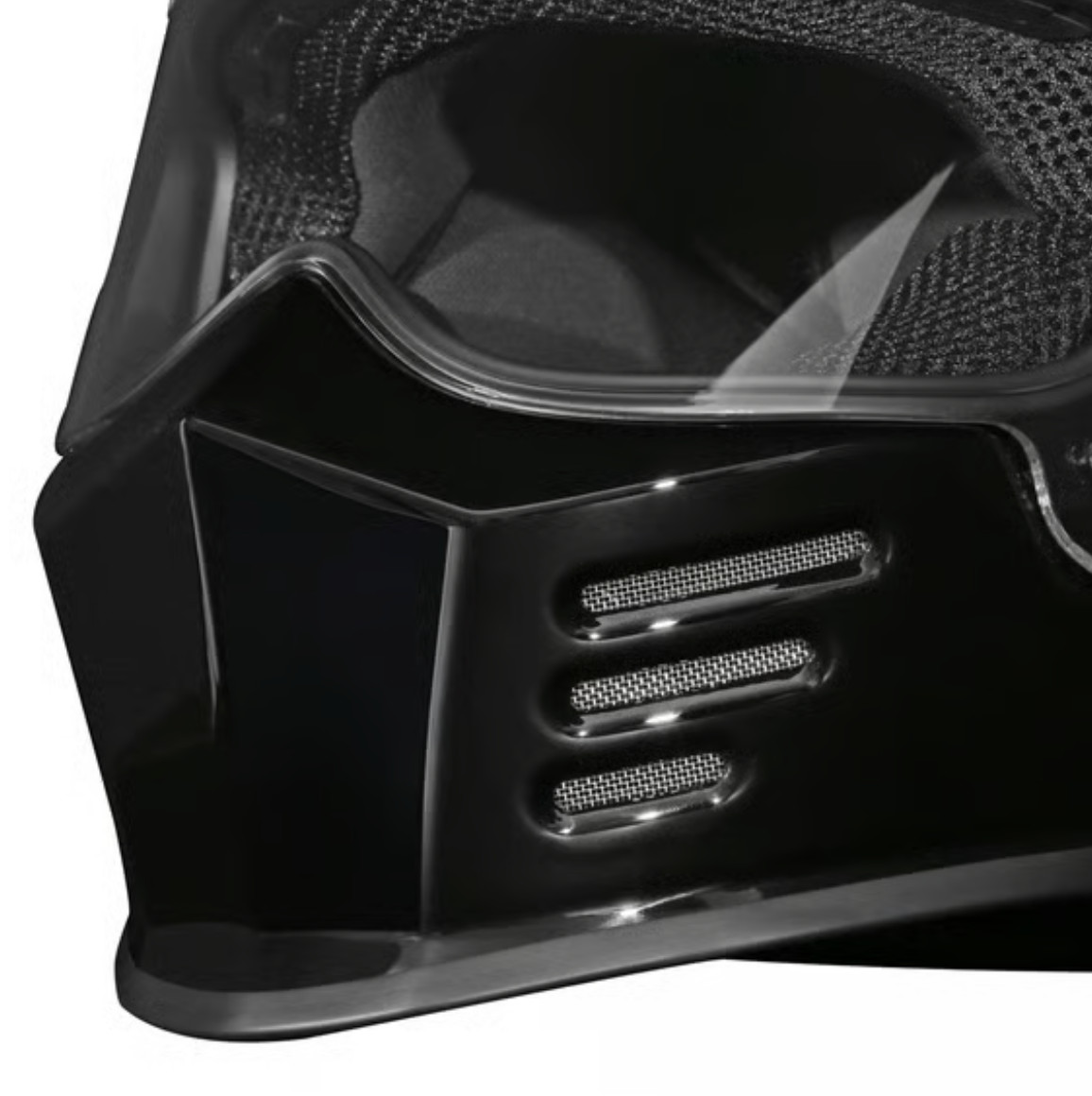 Outlaw Bandit 3.0 Helmet - Gloss Black - Rips Unfiltered