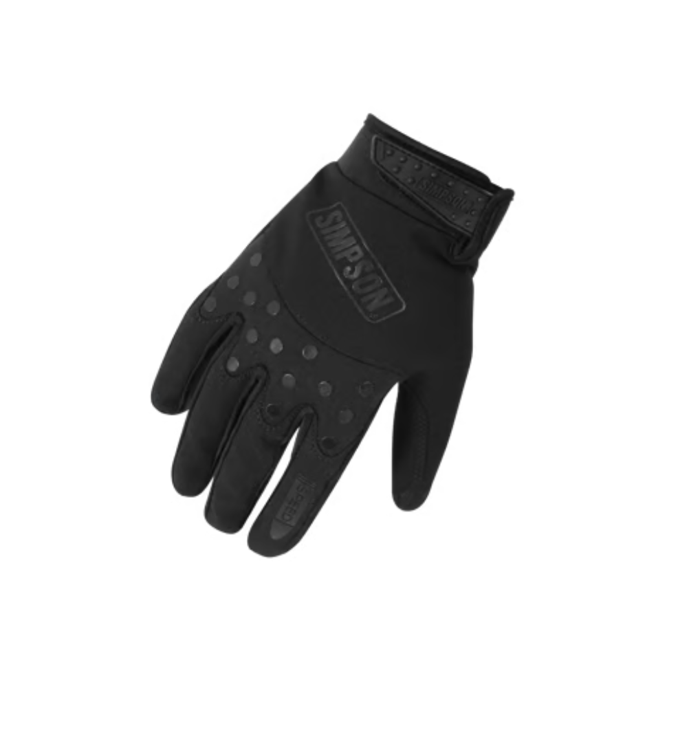 Simpson Speed Glove - Black - Rips Unfiltered