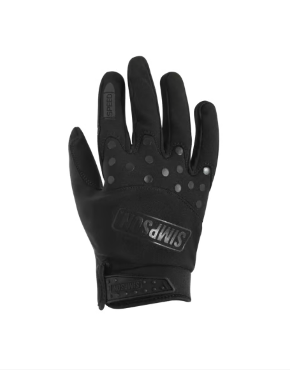 Simpson Speed Glove - Black - Rips Unfiltered