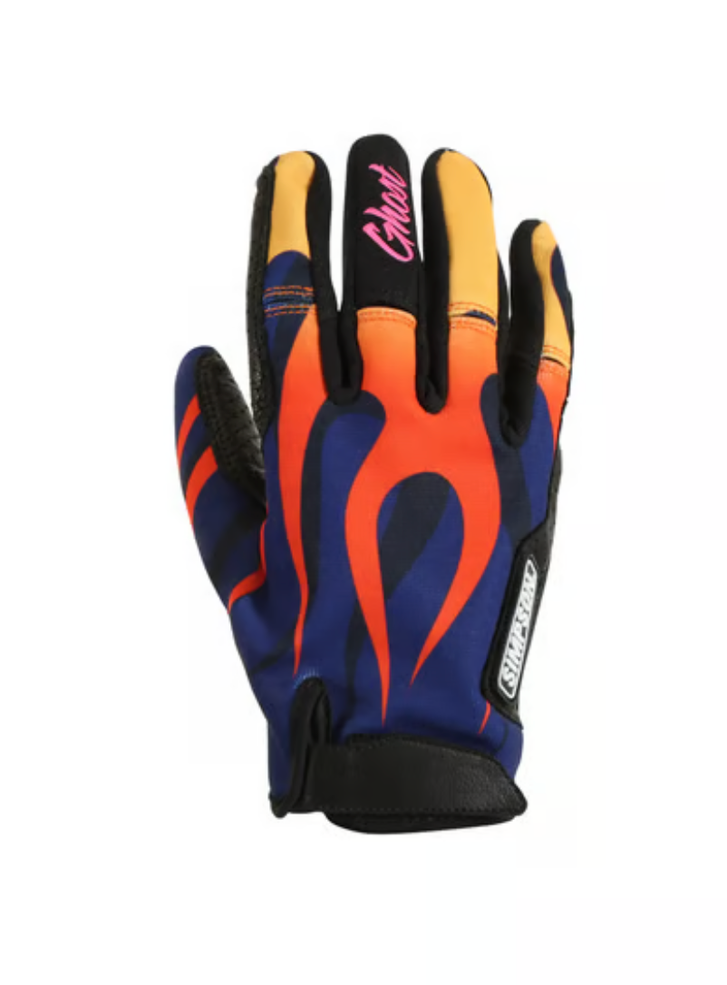 Simpson Ghost Glove - Wildfire Navy - Rips Unfiltered