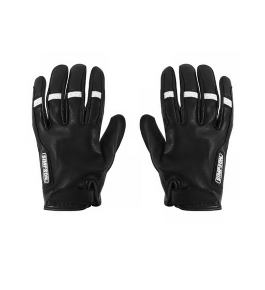 Simpson Ghost Leather Glove - Black - Rips Unfiltered