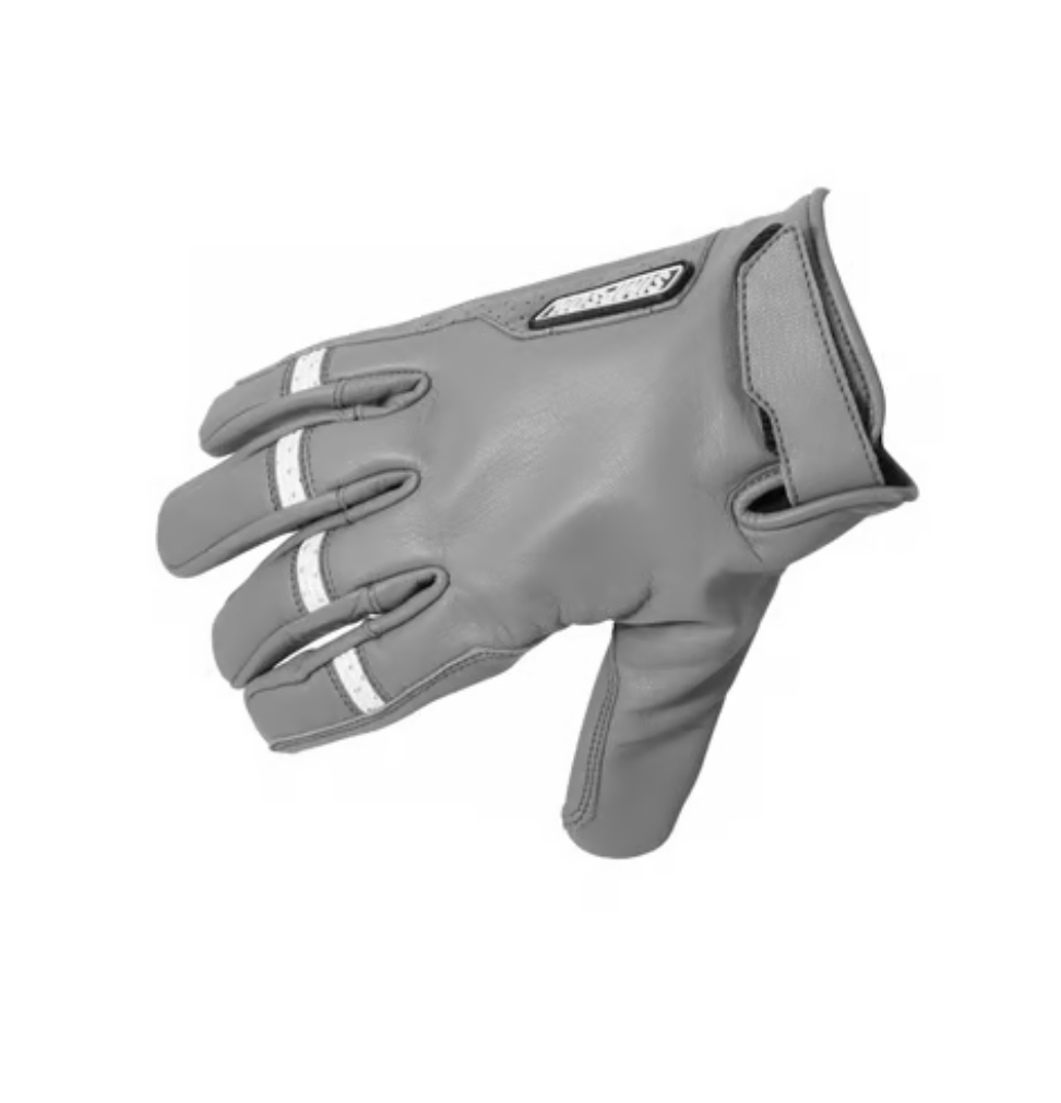 Simpson Ghost Leather Glove - Armor (Gray) - Rips Unfiltered