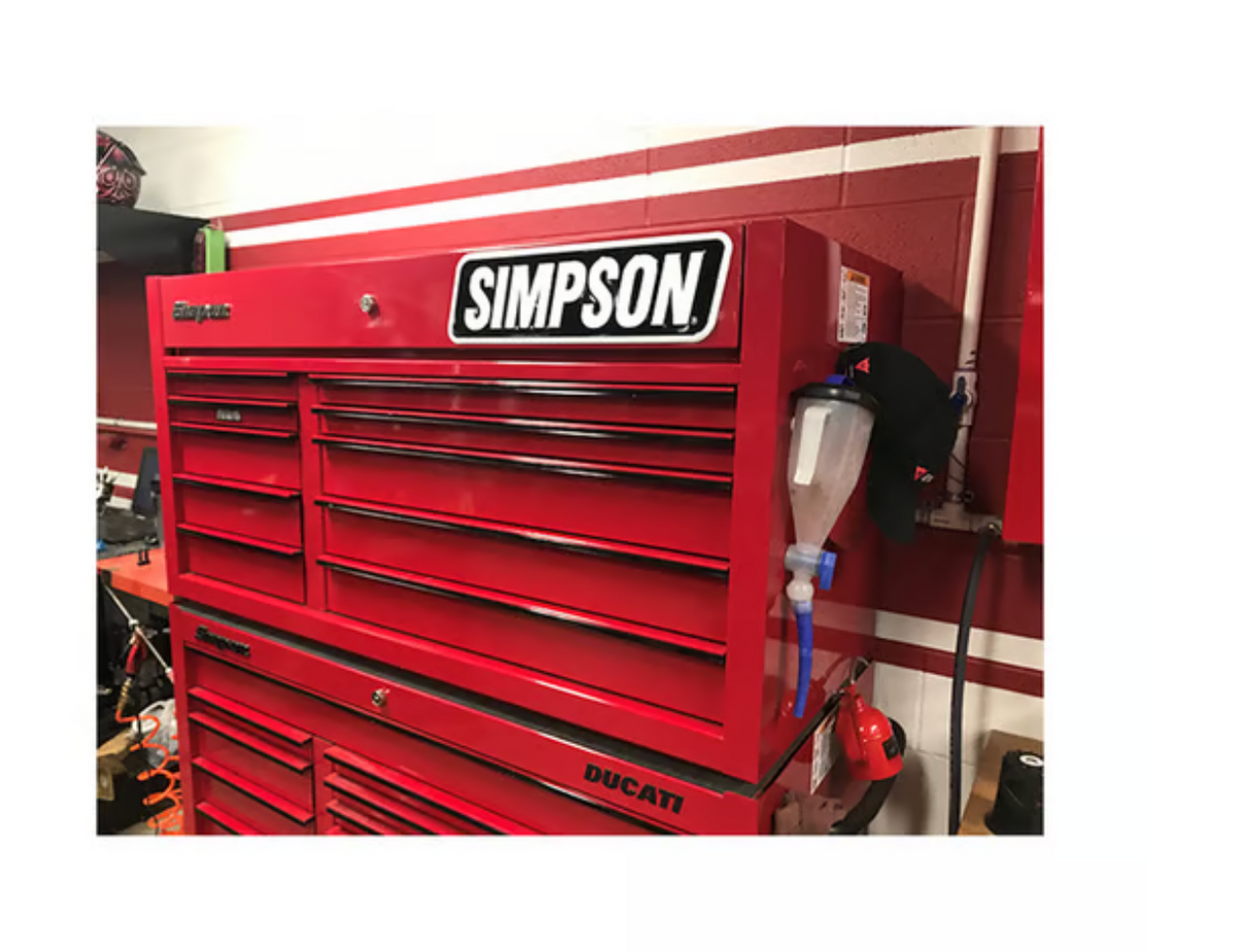 Simpson Moto Sign 6 x 18 - Rips Unfiltered